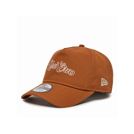 Czapka z daszkiem New Era Chain Stitch Golfer 60580852 Brązowy ze sklepu eobuwie.pl w kategorii Czapki z daszkiem damskie - zdjęcie 183857601
