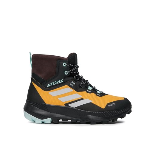 Trekkingi adidas Terrex Wmn Mid RAIN.RDY Hiking Shoes IF4930 Żółty ze sklepu eobuwie.pl w kategorii Buty trekkingowe damskie - zdjęcie 183857674