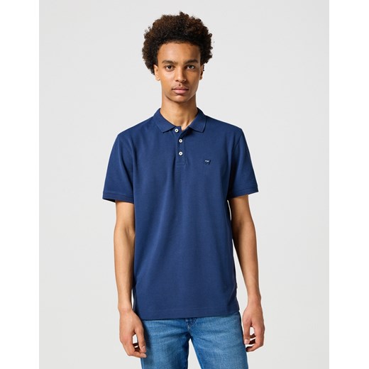WRANGLER MĘSKA KOSZULKA WRANGLER SS POLO NAVY 112355072 ze sklepu YouNeedit.pl w kategorii T-shirty męskie - zdjęcie 183858891