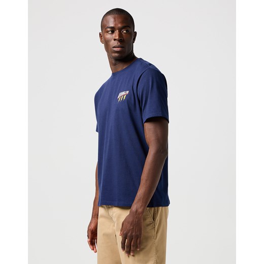 WRANGLER MĘSKA KOSZULKA WRANGLER SMALL GRAPHIC TEE NAVY 112362894 ze sklepu YouNeedit.pl w kategorii T-shirty męskie - zdjęcie 183858991
