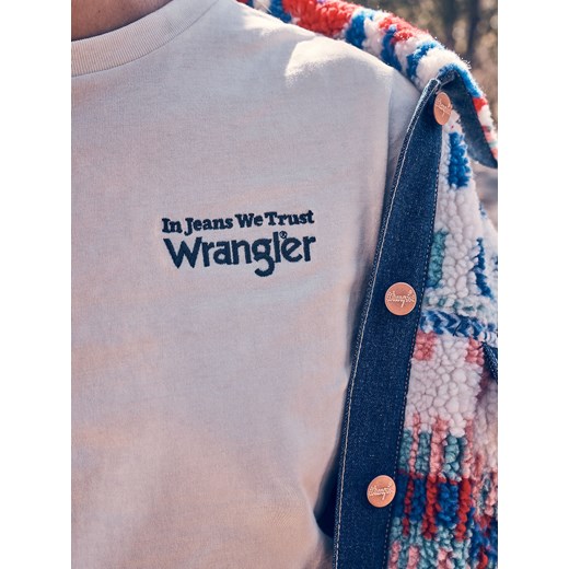 WRANGLER DAMSKA KOSZULKA WRANGLER GRAPHIC TEE VINTAGE WHITE 112356428 Wrangler XS YouNeedit.pl