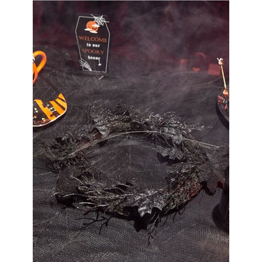 Sinsay - Wieniec halloweenowy - czarny ze sklepu Sinsay w kategorii Dekoracje świąteczne - zdjęcie 183859522
