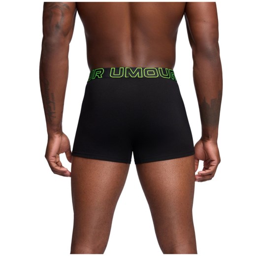 Męska bielizna treningowa (3-pack) Under Armour M UA Perf Cotton 3in - czarna ze sklepu Sportstylestory.com w kategorii Majtki męskie - zdjęcie 183860333