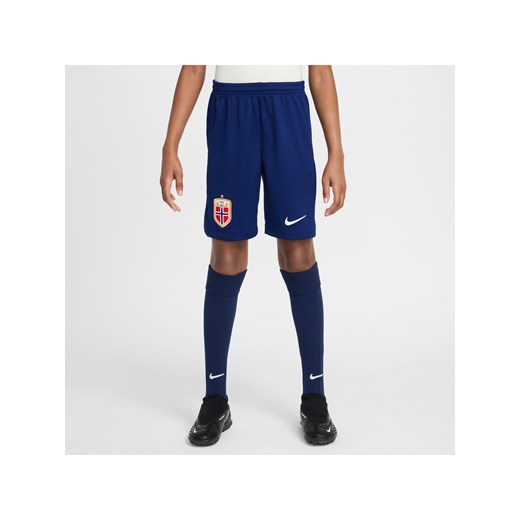 Koszulka piłkarska dla dużych dzieci Nike Dri-FIT Norwegia Stadium 2025/26 (wersja domowa) – replika - Niebieski ze sklepu Nike poland w kategorii Spodenki chłopięce - zdjęcie 183860351