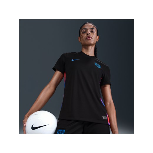 Damska koszulka piłkarska Nike Dri-FIT Anglia Stadium 2025 (drużyna kobiet) (wersja wyjazdowa) – replika - Czerń ze sklepu Nike poland w kategorii Bluzki damskie - zdjęcie 183860370