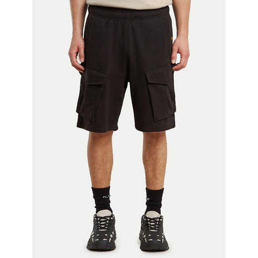 G-Star Raw Szorty sportowe Rovic D24452-D257 Czarny Relaxed Fit ze sklepu MODIVO w kategorii Spodenki męskie - zdjęcie 183862622