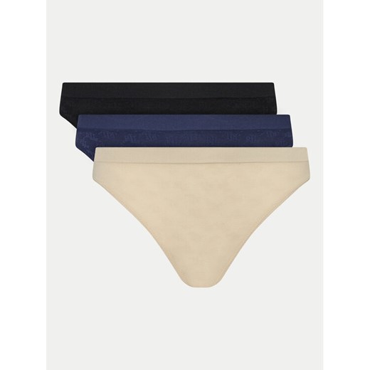 LAUREN RALPH LAUREN Komplet 3 par fig klasycznych 4L0185 Kolorowy ze sklepu MODIVO w kategorii Majtki damskie - zdjęcie 183862651