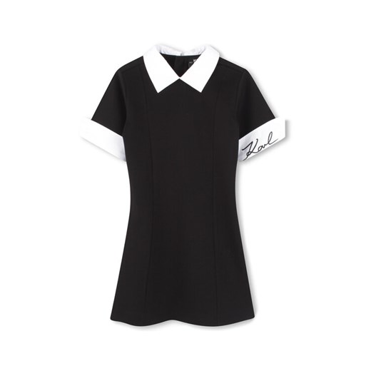 Karl Lagerfeld Kids Sukienka codzienna Z30462 D Czarny Regular Fit ze sklepu MODIVO w kategorii Sukienki dziewczęce - zdjęcie 183862770