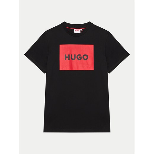 Hugo T-Shirt G00144 D Czarny Regular Fit ze sklepu MODIVO w kategorii T-shirty chłopięce - zdjęcie 183862780