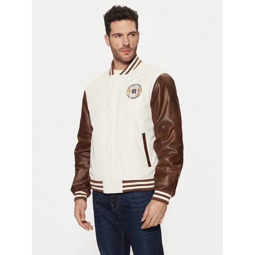 Guess Kurtka bomber M5RL19 WGU82 Biały Regular Fit ze sklepu MODIVO w kategorii Kurtki męskie - zdjęcie 183862874