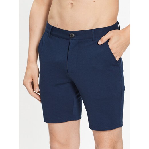Blend Szorty materiałowe 20715216 Granatowy Regular Fit ze sklepu MODIVO w kategorii Spodenki męskie - zdjęcie 183862881