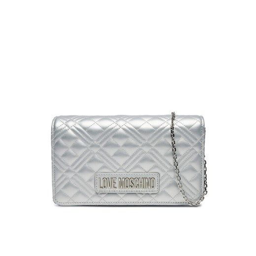 LOVE MOSCHINO Torebka JC4079PP1MLA196B Srebrny ze sklepu MODIVO w kategorii Listonoszki - zdjęcie 183862884