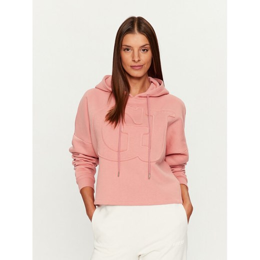 Guess Bluza V3BQ10 KBXX1 Różowy Regular Fit ze sklepu MODIVO w kategorii Bluzy damskie - zdjęcie 183862973