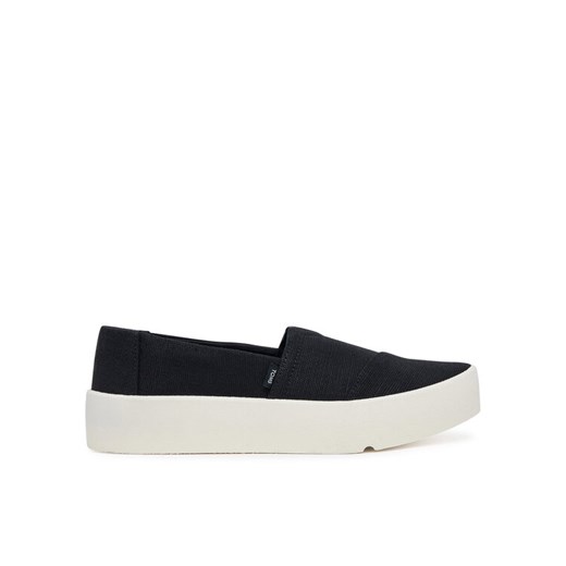 Półbuty Toms Verona Slip On 10021139 Czarny ze sklepu eobuwie.pl w kategorii Buty sportowe damskie - zdjęcie 183865680