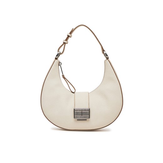 Torebka Tommy Jeans Tjw Crush Shoulder Bag AW0AW17539 Beżowy ze sklepu eobuwie.pl w kategorii Torebki damskie - zdjęcie 183865711