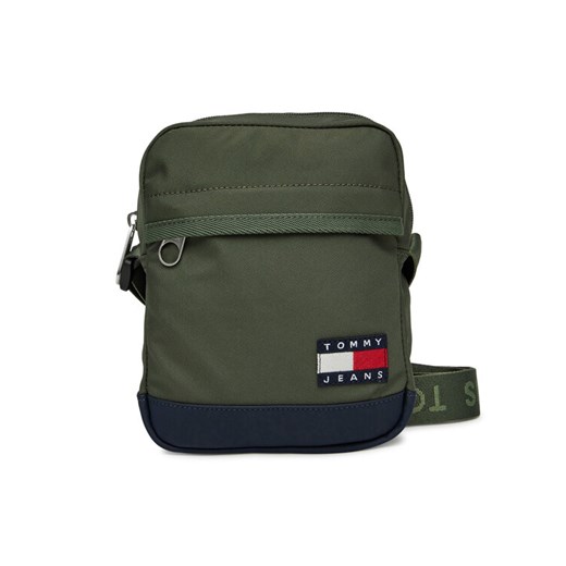 Saszetka Tommy Jeans Tjm Ess Daily Reporter AM0AM13389 Zielony ze sklepu eobuwie.pl w kategorii Saszetki - zdjęcie 183865750