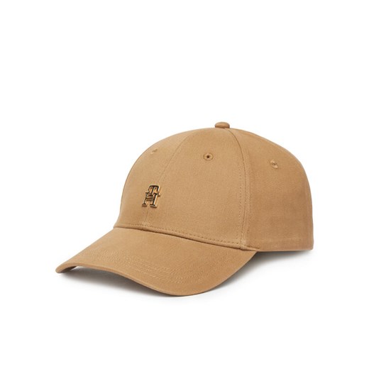 Czapka z daszkiem Tommy Hilfiger Elevated Chic AW0AW17631 Beżowy ze sklepu eobuwie.pl w kategorii Czapki z daszkiem damskie - zdjęcie 183865782