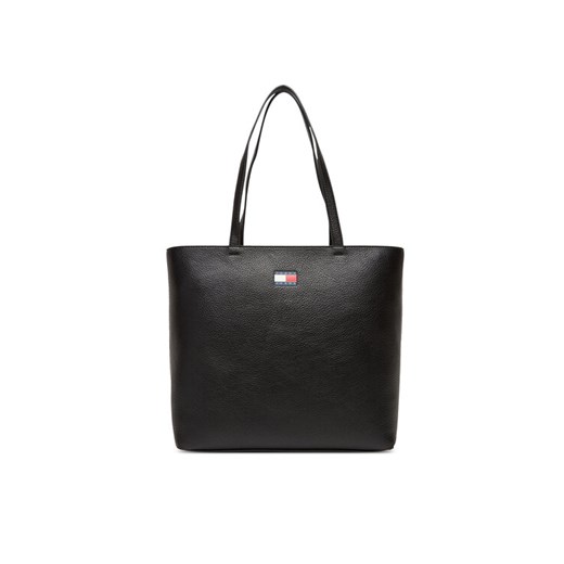 Torebka Tommy Jeans Tjw Must Tote AW0AW17549 Czarny ze sklepu eobuwie.pl w kategorii Torebki damskie - zdjęcie 183865784