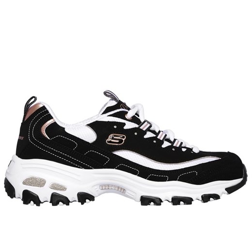 Buty damskie Skechers D'Lites Roam Around 13154BKRG - czarne ze sklepu streetstyle24.pl w kategorii Buty sportowe damskie - zdjęcie 183866513