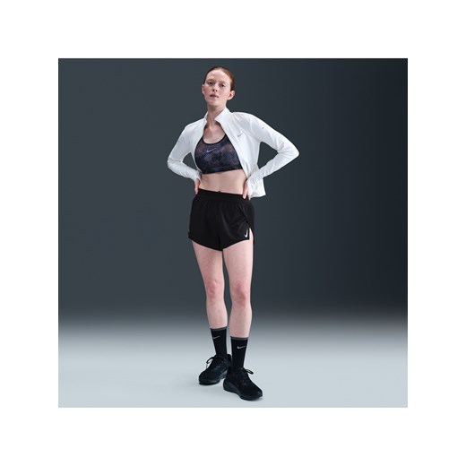 Damskie spodenki do biegania ze średnim stanem i wszytą bielizną Dri-FIT ADV 8 cm Nike AeroSwift - Czerń ze sklepu Nike poland w kategorii Szorty - zdjęcie 183867210