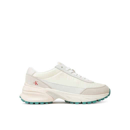Calvin Klein Jeans Sneakersy Hike Runner Mg Nylon Perl YW0YW01963 Écru ze sklepu MODIVO w kategorii Buty sportowe damskie - zdjęcie 183867250