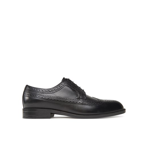 BOSS Półbuty Tayil 50543423 Czarny ze sklepu MODIVO w kategorii Buty eleganckie męskie - zdjęcie 183867300