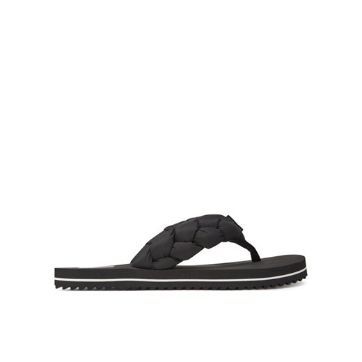 Tommy Jeans Japonki Braided Thong Beach Sandal EN0EN02877 Czarny ze sklepu MODIVO w kategorii Klapki damskie - zdjęcie 183867303