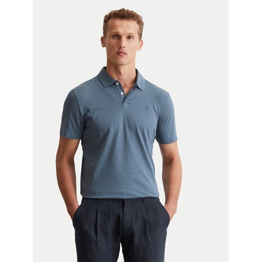 Marc O'Polo Polo 536 2176 53018 Niebieski Shaped Fit ze sklepu MODIVO w kategorii T-shirty męskie - zdjęcie 183867314