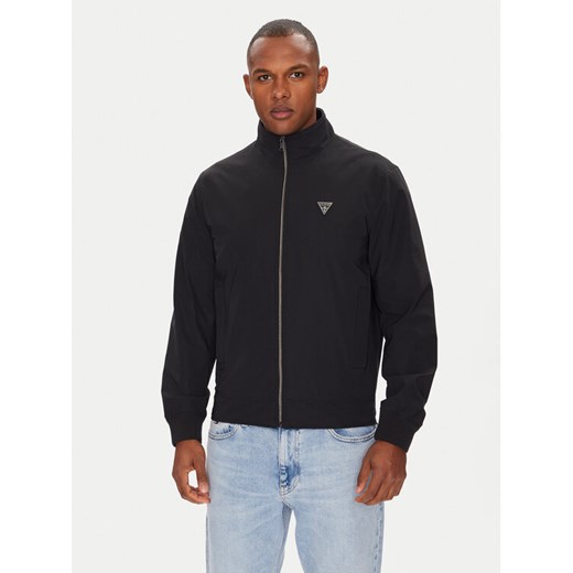 Guess Kurtka przejściowa M4YL13 WEZ70 Czarny Regular Fit ze sklepu MODIVO w kategorii Kurtki męskie - zdjęcie 183867323