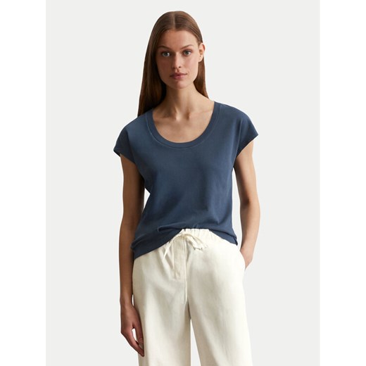 Marc O'Polo T-Shirt 516 2100 50073 Granatowy Regular Fit ze sklepu MODIVO w kategorii Bluzki damskie - zdjęcie 183867392