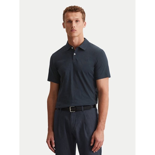 Marc O'Polo Polo 536 2176 53018 Granatowy Shaped Fit ze sklepu MODIVO w kategorii T-shirty męskie - zdjęcie 183867401
