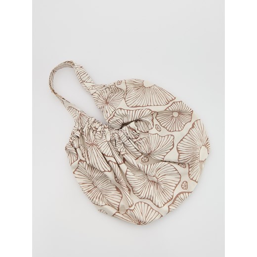 Reserved - Tkaninowa torebka hobo - wielobarwny Reserved ONE SIZE Reserved