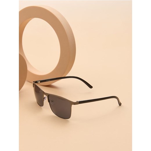Sinsay - Okulary przeciwsłoneczne - czarny Sinsay One Size Sinsay