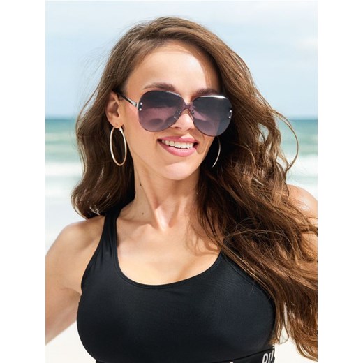 Sinsay - Okulary przeciwsłoneczne - czarny Sinsay One Size Sinsay