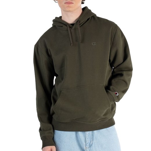 Bluza Champion Tonal Logo Fleece Erkek Siyah Hoodie 220274-GS508 - zielona ze sklepu streetstyle24.pl w kategorii Bluzy męskie - zdjęcie 183870301