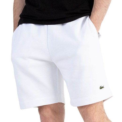 Spodenki męskie Lacoste GH9627-001 - białe ze sklepu streetstyle24.pl w kategorii Spodenki męskie - zdjęcie 183870314
