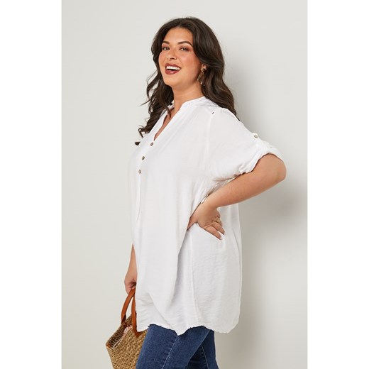 Curvy Lady Tunika w kolorze białym Curvy Lady 48/50 Limango Polska okazyjna cena