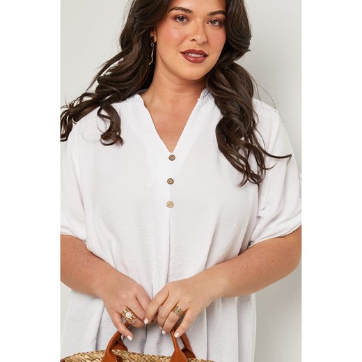 Curvy Lady Tunika w kolorze białym Curvy Lady 40/42 promocyjna cena Limango Polska