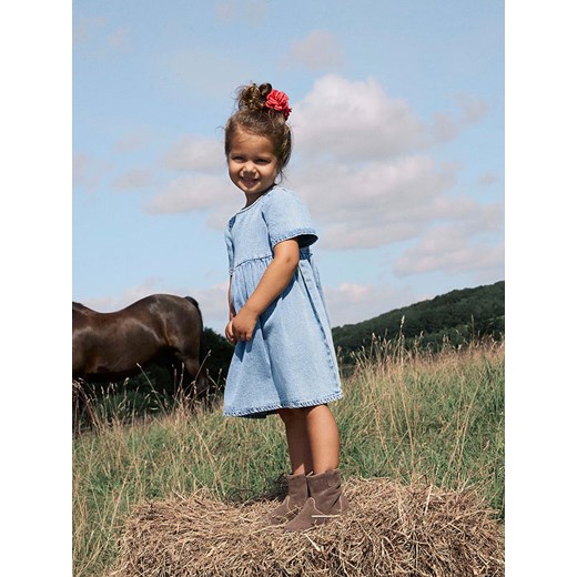 name it Sukienka &quot;Gemma&quot; w kolorze niebieskim ze sklepu Limango Polska w kategorii Sukienki dziewczęce - zdjęcie 183871141