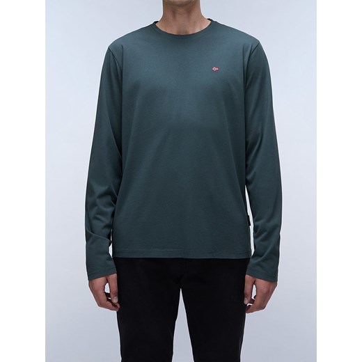 Napapijri Koszulka w kolorze zielonym ze sklepu Limango Polska w kategorii T-shirty męskie - zdjęcie 183871210