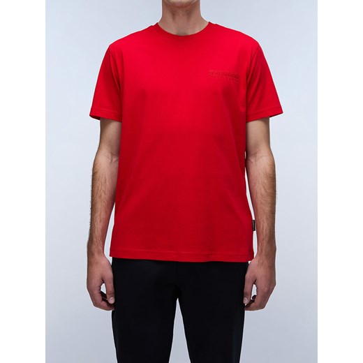 Napapijri Koszulka w kolorze czerwonym ze sklepu Limango Polska w kategorii T-shirty męskie - zdjęcie 183871362
