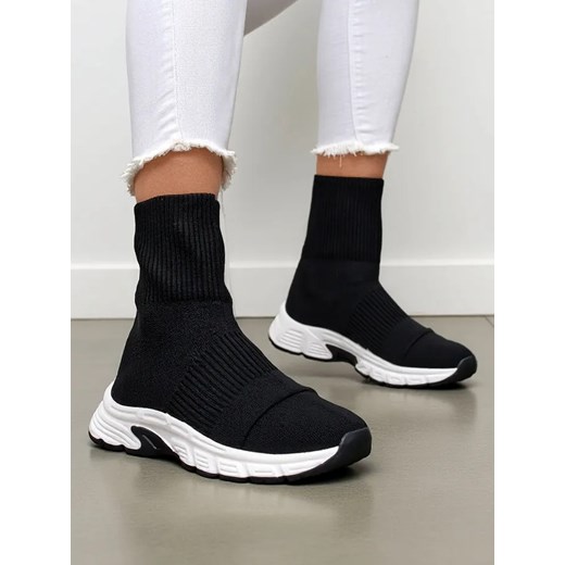 Royalfashion Sportowe wysokie sneakersy damskie Leriot ze sklepu royalfashion.pl w kategorii Buty sportowe damskie - zdjęcie 183871704