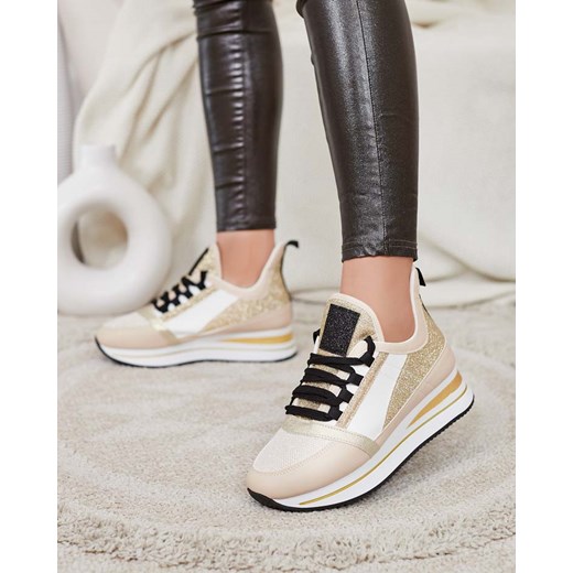 Royalfashion Sportowe sneakersy damskie na koturnie Abitta Royalfashion.pl 37 promocja royalfashion.pl