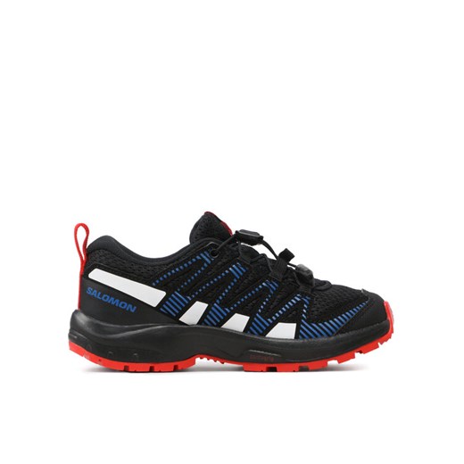 Trekkingi Salomon Xa Pro V8 J L47141300 Czarny ze sklepu eobuwie.pl w kategorii Buty trekkingowe dziecięce - zdjęcie 183873101