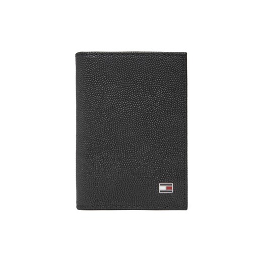 Duży Portfel Męski Tommy Hilfiger Th Flag Bifold AM0AM13522 Czarny ze sklepu eobuwie.pl w kategorii Portfele męskie - zdjęcie 183873104