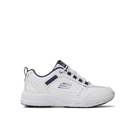Trekkingi Skechers Oak Canyon-Redwick 51896/WNV Biały ze sklepu eobuwie.pl w kategorii Buty sportowe męskie - zdjęcie 183873114