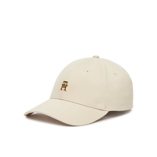 Czapka z daszkiem Tommy Hilfiger Elevated Chic AW0AW17631 Beżowy ze sklepu eobuwie.pl w kategorii Czapki z daszkiem damskie - zdjęcie 183873152
