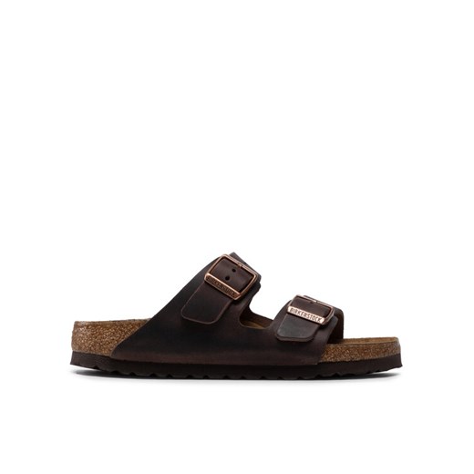 Klapki Birkenstock Arizona Bs 0452763 Brązowy ze sklepu eobuwie.pl w kategorii Klapki damskie - zdjęcie 183873172