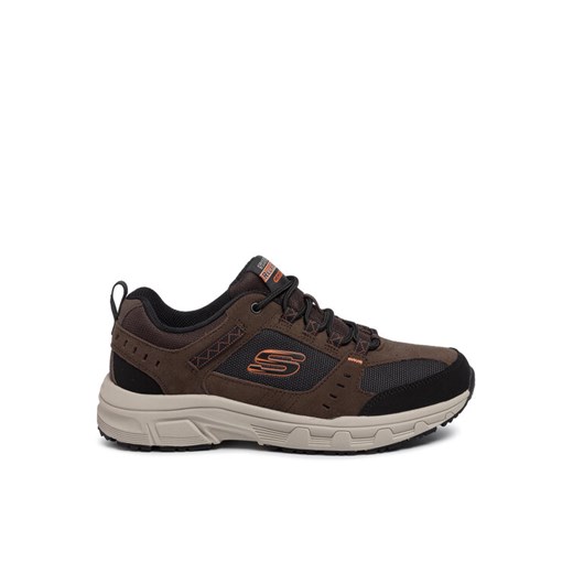 Trekkingi Skechers Oak Canyon 51893/CHBK Brązowy ze sklepu eobuwie.pl w kategorii Buty trekkingowe męskie - zdjęcie 183873183