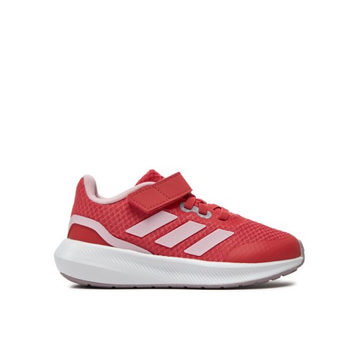 Buty do biegania adidas RunFalcon 3.0 Elastic Lace Top Strap ID0599 Czerwony ze sklepu eobuwie.pl w kategorii Buty sportowe dziecięce - zdjęcie 183873200